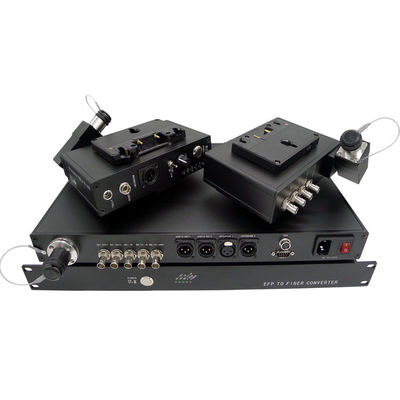 Video-Audiodaten-Wechselsprechanlage Tally Fiber Camera System SDI zum Faser-Konverter