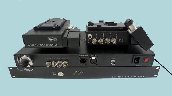 Video-Audiodaten-Wechselsprechanlage Tally Fiber Camera System SDI zum Faser-Konverter