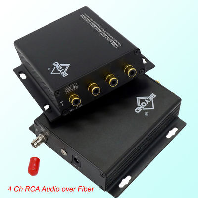 Audio 4Ch zu Faser-Optikkonverter-Ergänzung RCA-Audioverbindungsstück