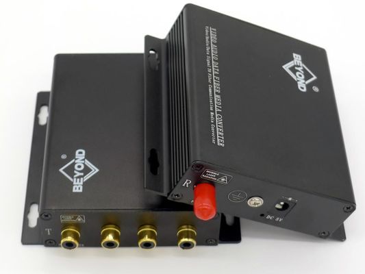 Audio 4Ch zu Faser-Optikkonverter-Ergänzung RCA-Audioverbindungsstück