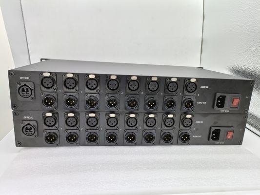 8 Kanal-bidirektionales Audio zu Faser-Konverter Doppel-LC-Verbindungsstück