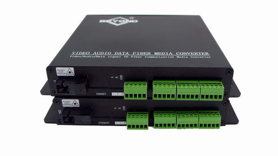 Kontaktschluss Fernsehproduktions-Live Streaming And Camera Accessoriess 8 BIDI zum Faser-optischen Umsetzer