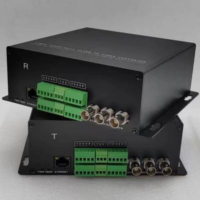2CH 3G HD SDI mit Ethernet über Faser-Ethernet-Getriebe