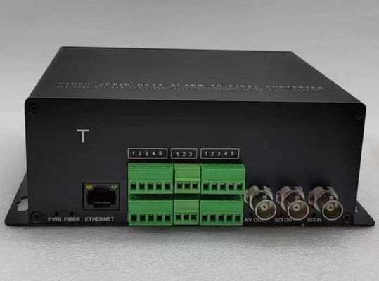 2CH 3G HD SDI mit Ethernet über Faser-Ethernet-Getriebe