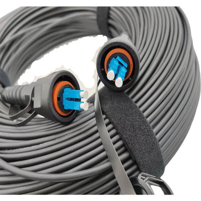 Feld-Lichtwellenleiter-Verbindungskabel mit Doppel-LC Verbindungsstück ODVA