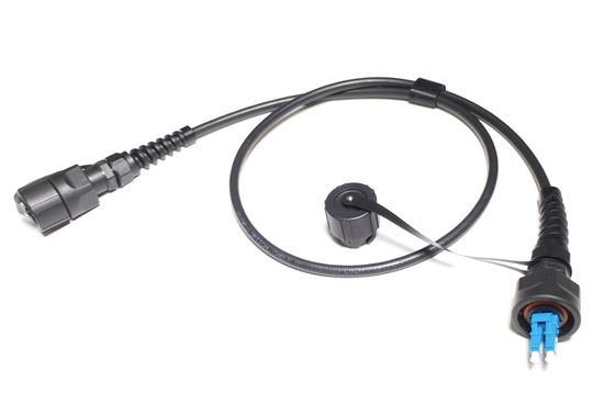 Feld-Lichtwellenleiter-Verbindungskabel mit Doppel-LC Verbindungsstück ODVA