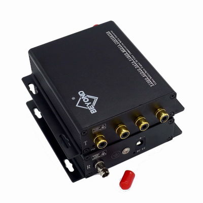 optisches Audio 4ch RCA zum Faser-Konverter in mehreren Betriebsarten oder zum Monomode-