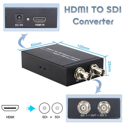 gleichzeitig HDMI zu SDI-Konverter mit Stromadapter 5V 1A