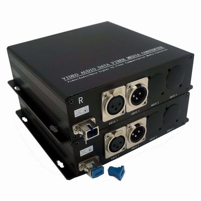 Audio 3pin XLR zur Faser-Konverter-Ergänzung MIC Level And Line Level