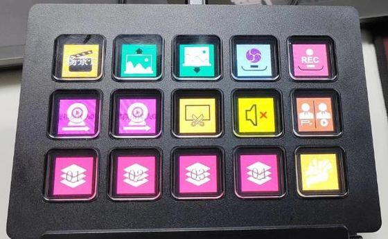 Stromplattformtastatur 15 kundengerechter LCD-Schlüssel