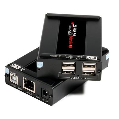 2 Port-Ergänzung USBs 2,0 über Kabel Cat5/Cat6