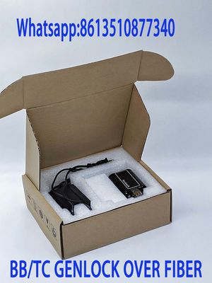 Genlock zum Faserkonverter Genlock (CVBS-/bb/Drei-stufig) über Optikfaser-Ergänzung (Bretter) mit Mini Size, w-/SFPmodul